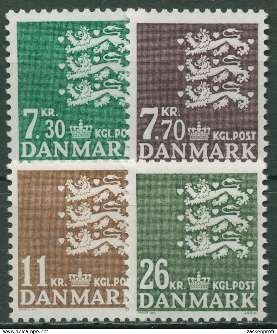 Dänemark 1989 Kleines Reichswappen 939/42 Postfrisch - Neufs