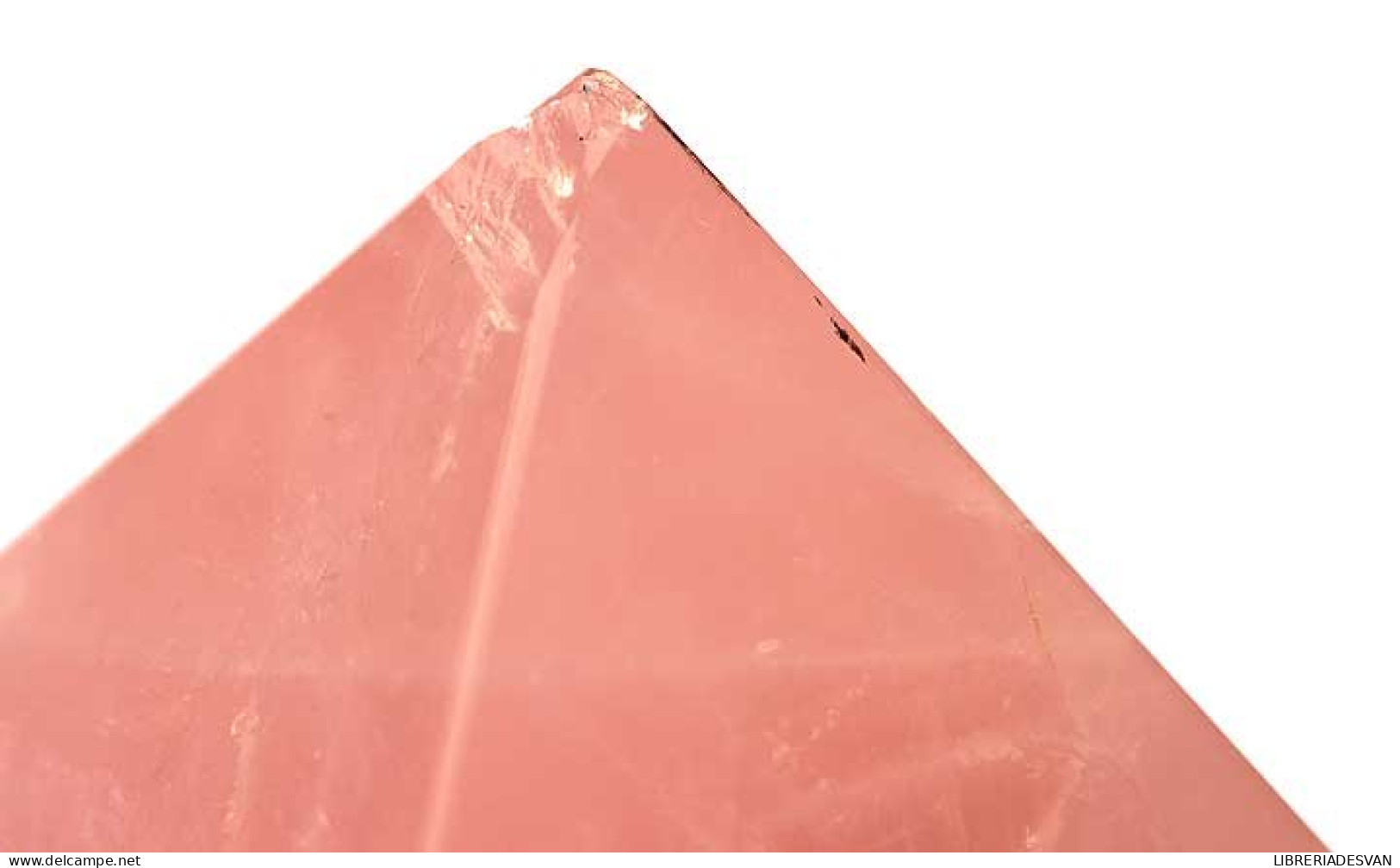 Pirámide De Cuarzo Rosa 51 Mm. De Base (punta Rota) - Other & Unclassified