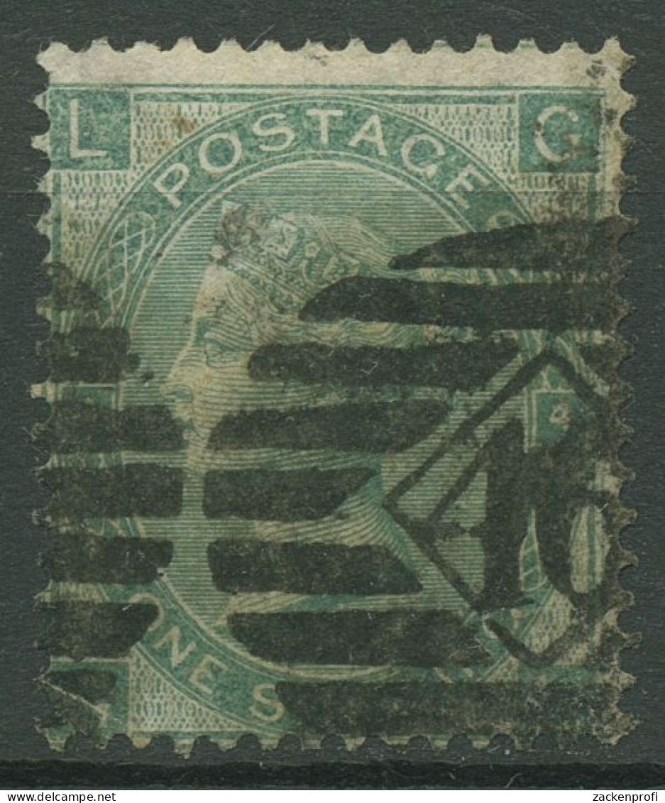 Großbritannien 1865 Victoria 1 Shilling, 27 Platte 4 Gestempelt, Kl. Fehler - Oblitérés