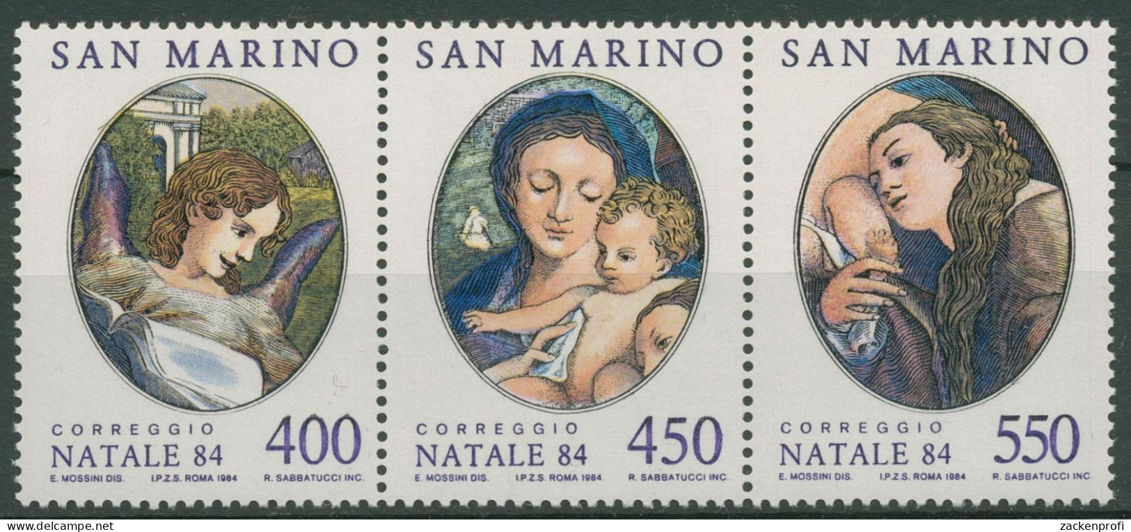 San Marino 1984 Weihnachten Gemälde 1310/12 Postfrisch - Ongebruikt