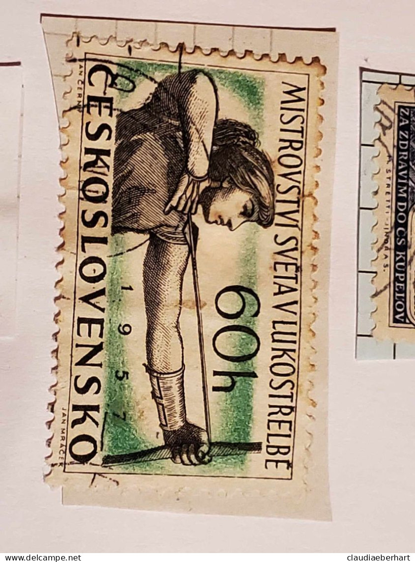 Bogenschützin - Used Stamps
