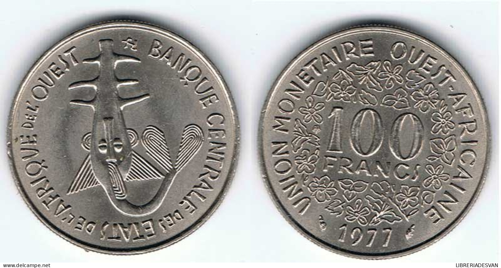 Moneda De Africa Occidental 100 Francos 1977 - Unclassified