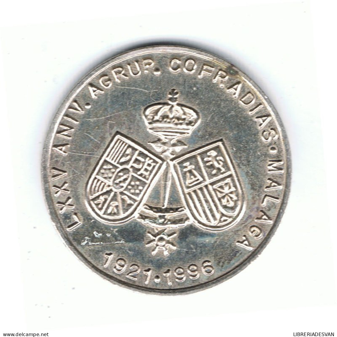 Medalla De Plata Conmemorativa 75 Aniversario 1921-1996 Cofradía De El Rico - Ohne Zuordnung