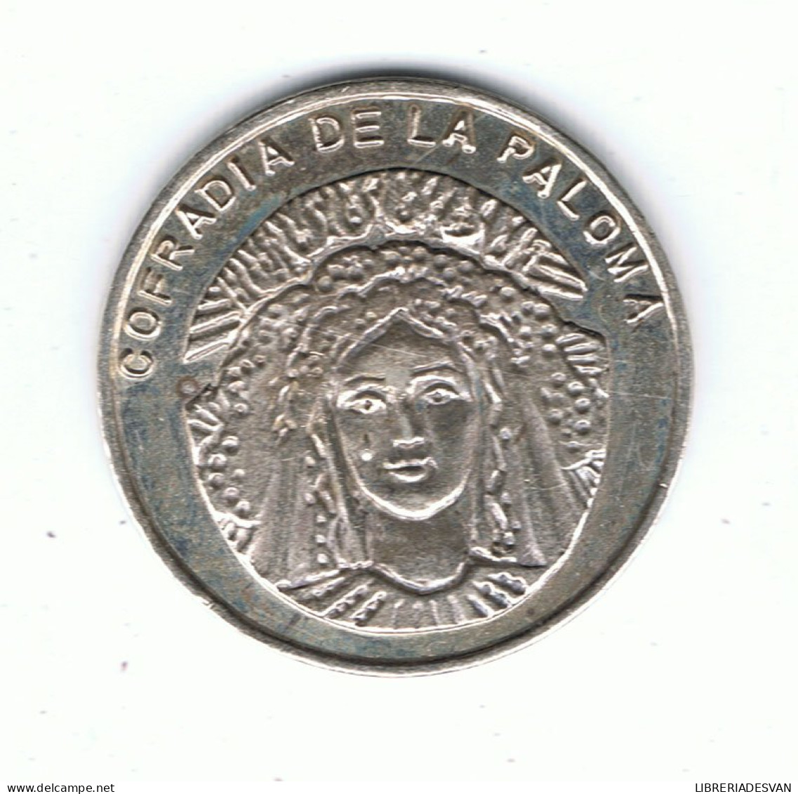 Medalla De Plata Conmemorativa 75 Aniversario 1921-1996 Cofradía De La Paloma - Zonder Classificatie