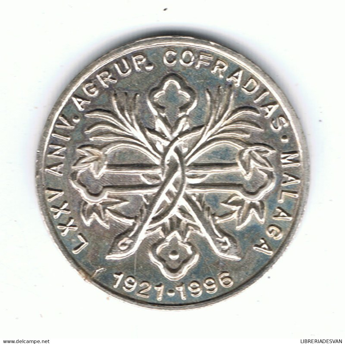 Medalla De Plata Conmemorativa 75 Aniversario 1921-1996 Cofradía Del Huerto - Zonder Classificatie