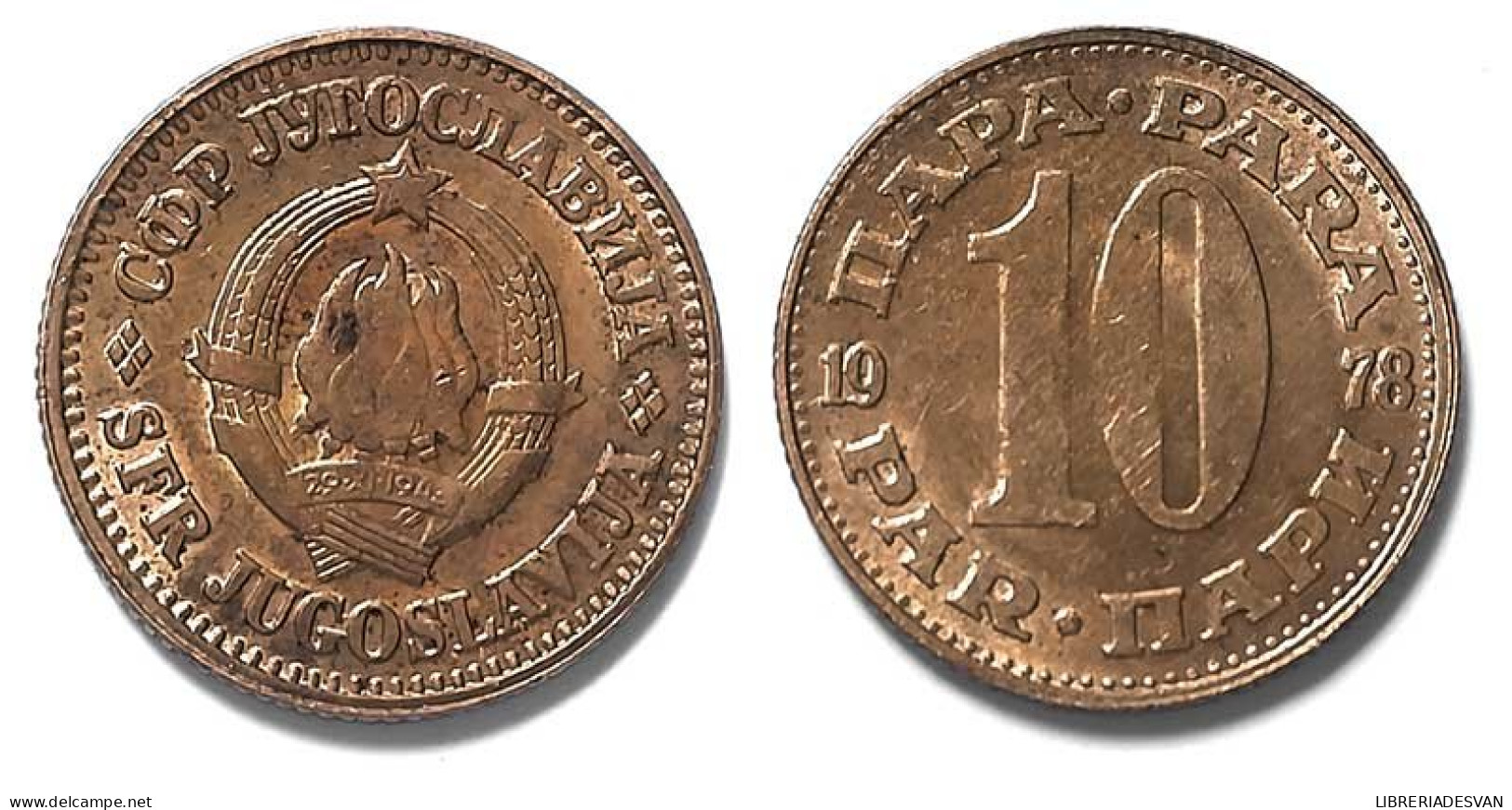 Moneda Yugoslavia 10 Para 1978 - Non Classés