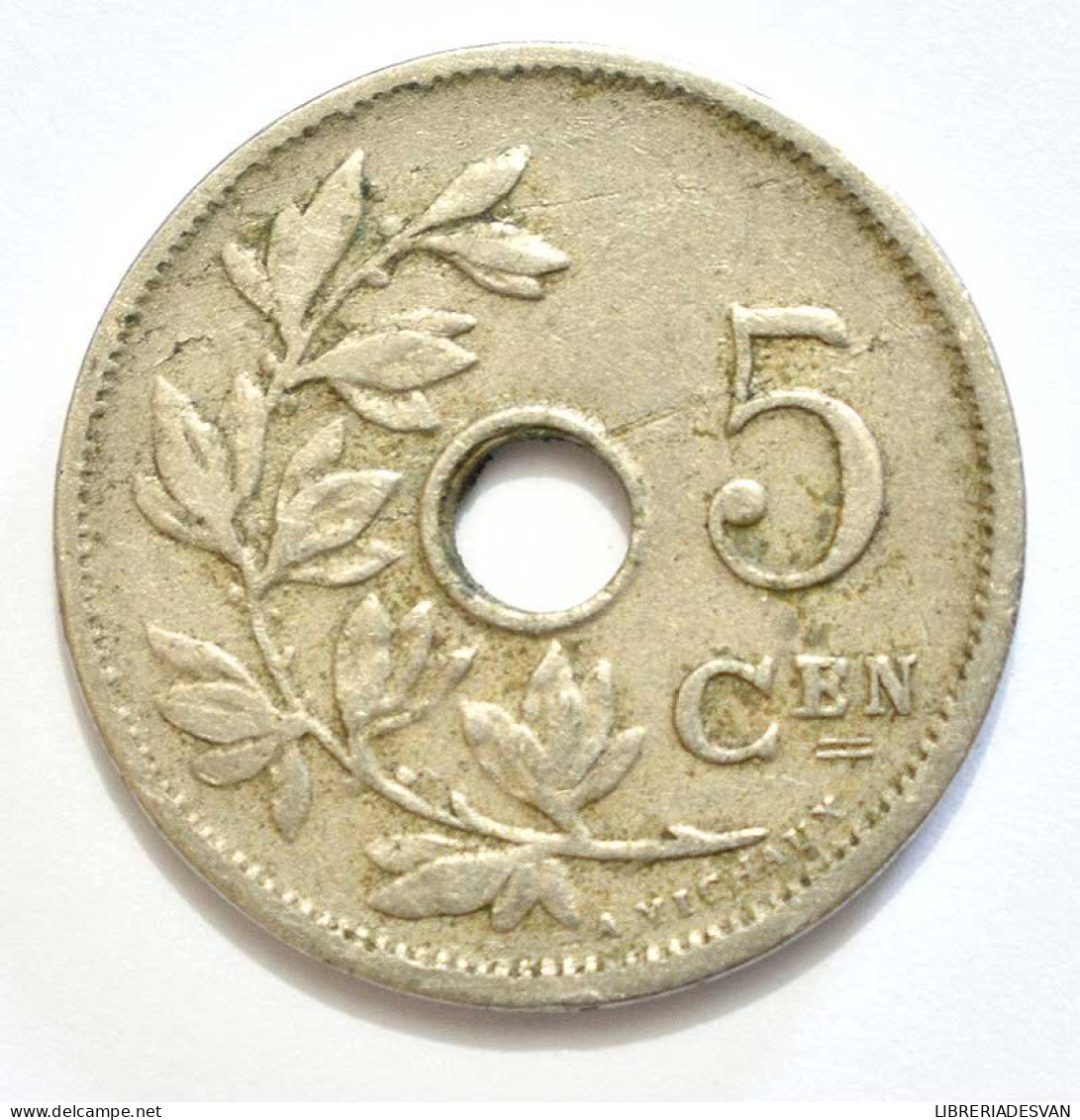 Moneda Bélgica 5 Cents 1910 - Non Classés