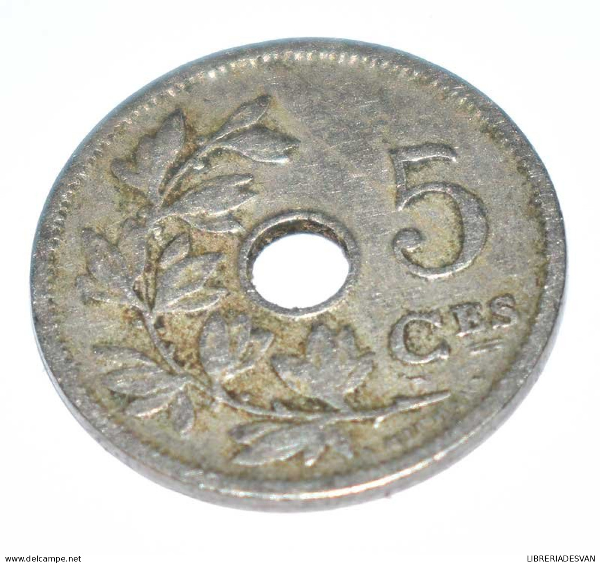 Moneda Bélgica 5 Cents 1905 - Unclassified
