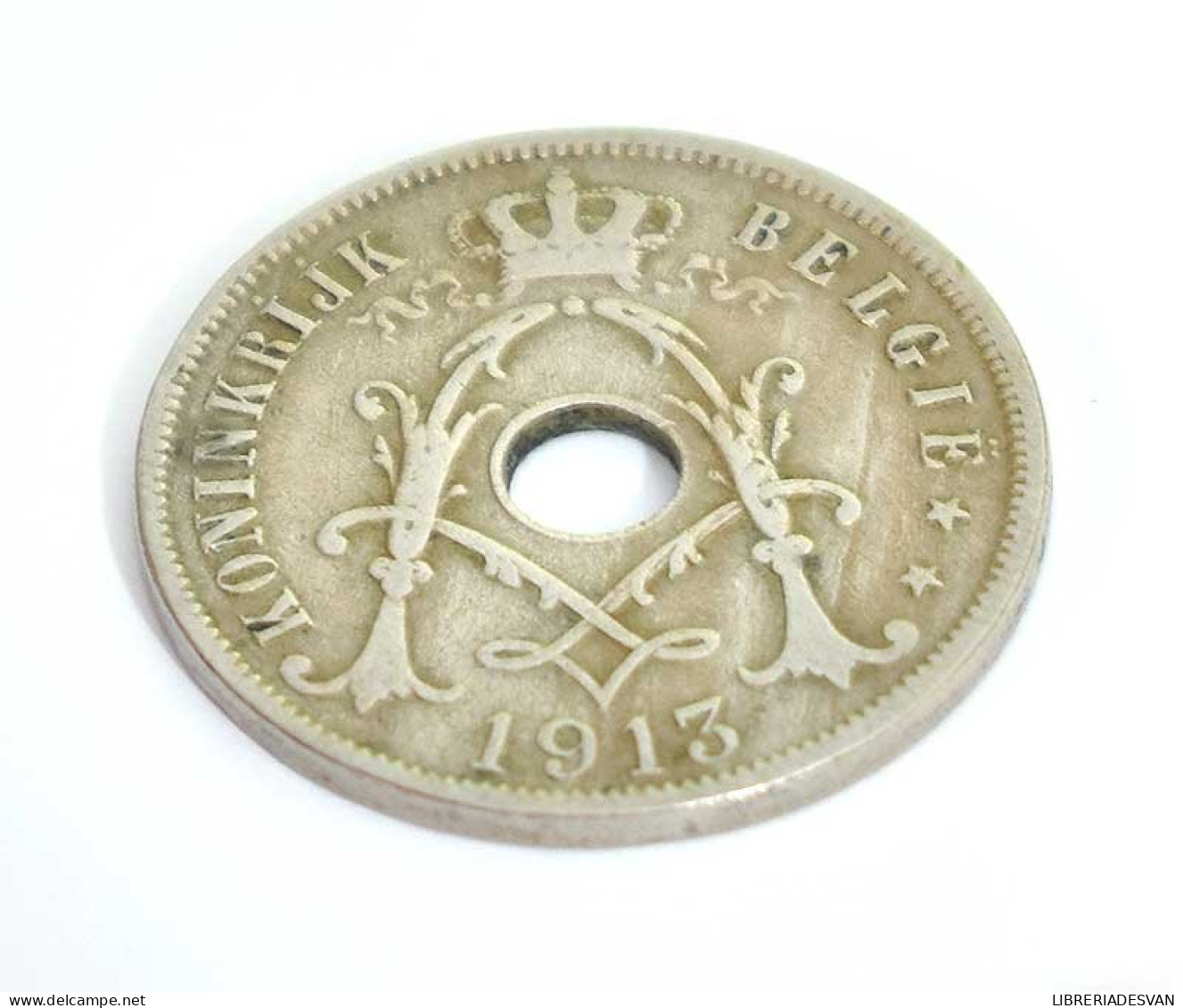 Moneda Bélgica 25 Cent 1913 - Unclassified