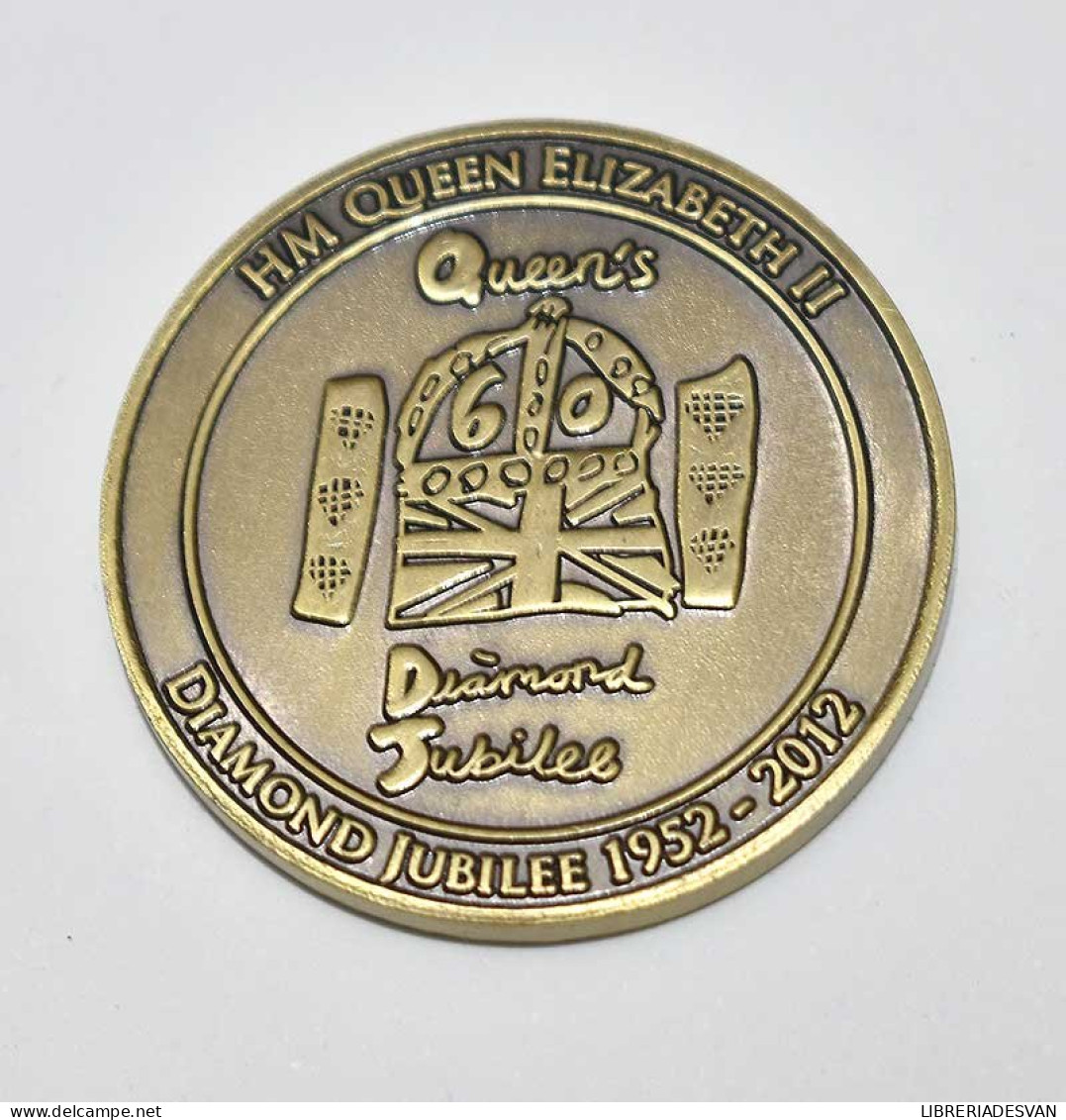 Moneda Conmemorativa Diamond Jubilee Queen Elizabeth II 2012 - Non Classés