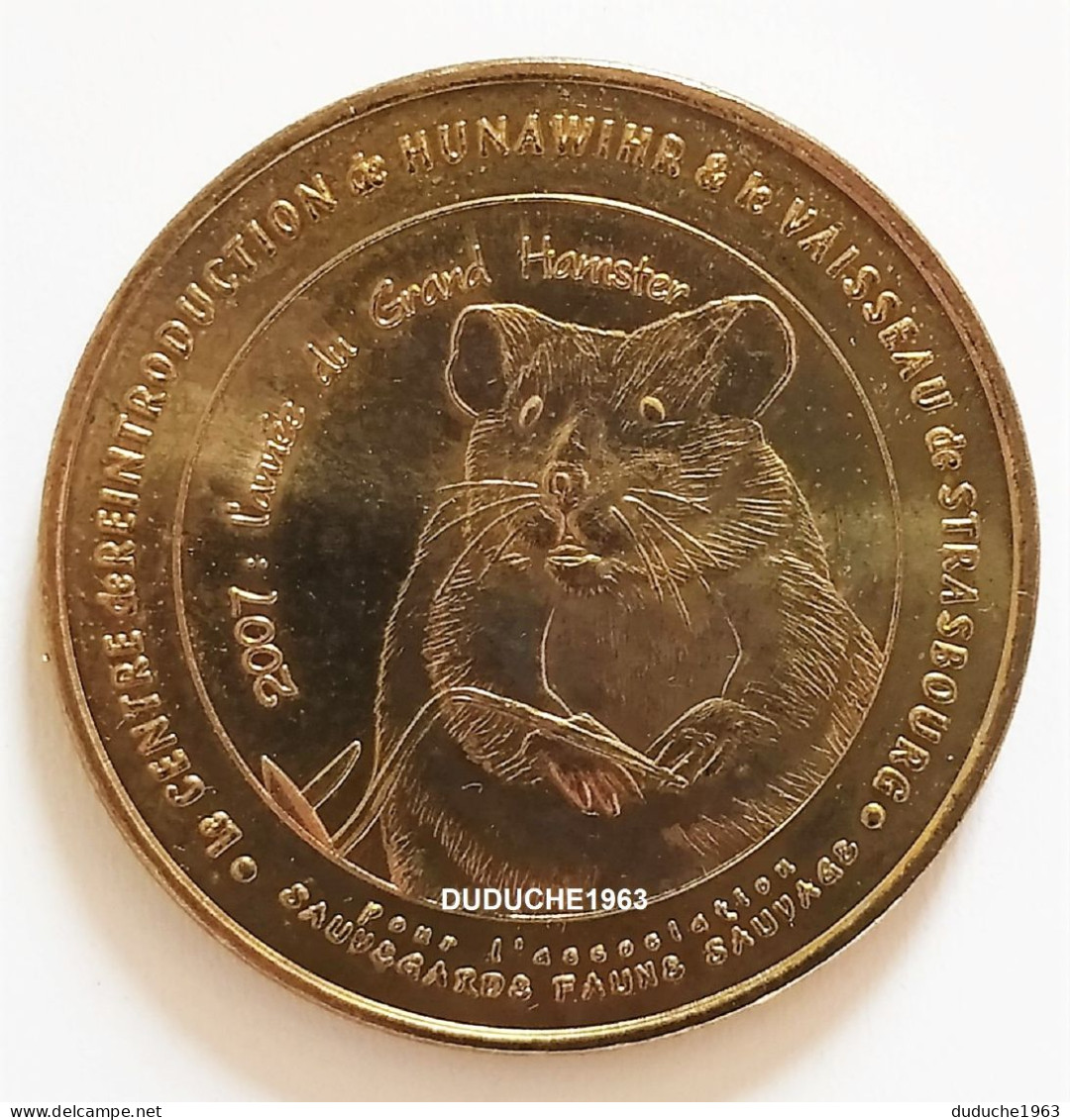 Monnaie De Paris 68.Hunawihr - Grand Hamster 2007 - 2007