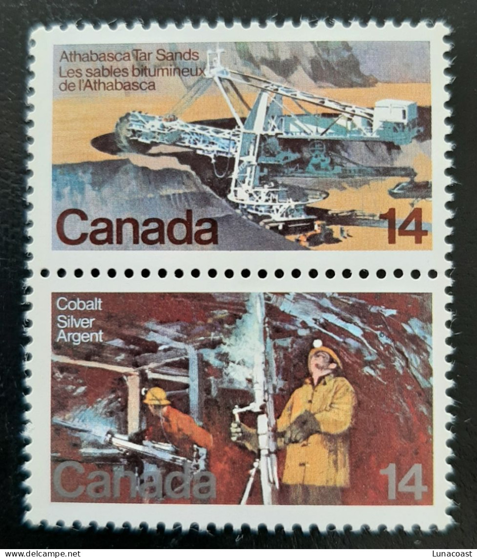 Canada 1978 MNH Sc #766a**   14c Se-tenant Pair Natural Resources - Neufs