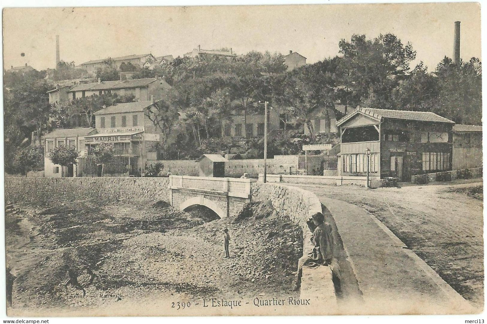 L’ESTAQUE (13) – Quartier Rioux. Editeur Lacour, N° 2390 - L'Estaque