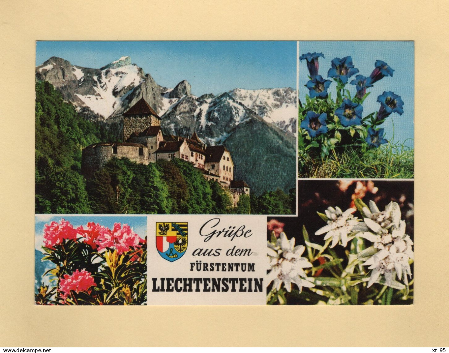 Liechtenstein - 1971 - Furstentum Liechtenstein Scloss Vaduz - Briefe U. Dokumente