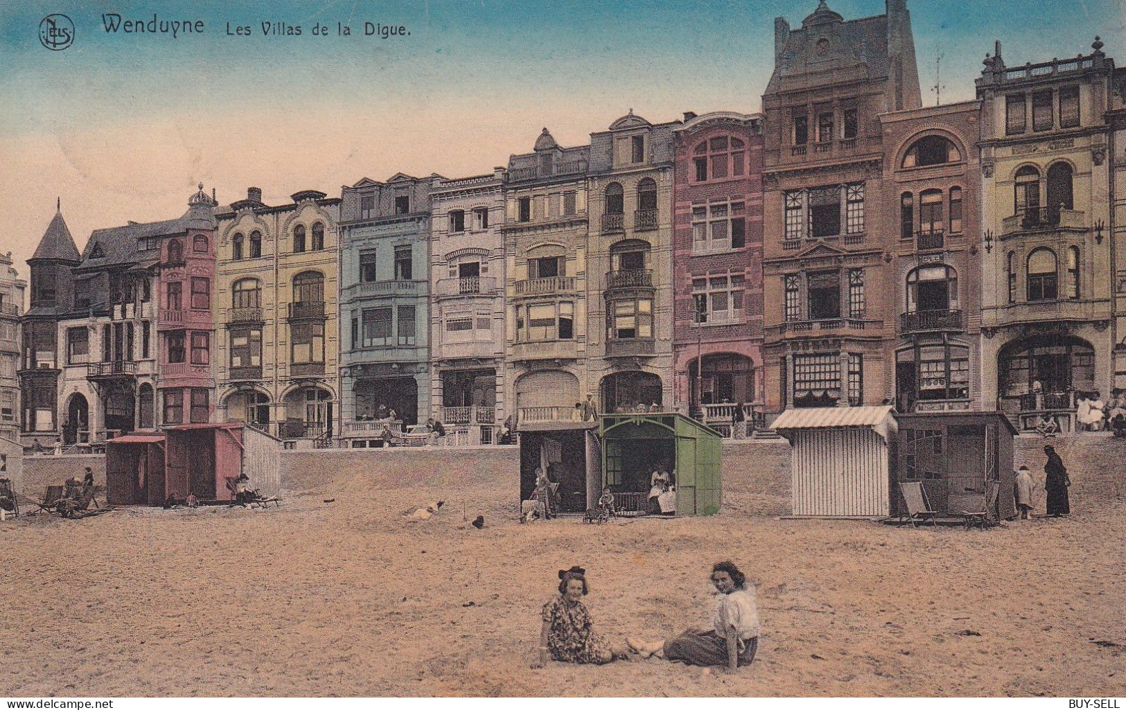 BELGIQUE - WENDUYNE - WENDUINE - Les Villas Et La Digue - En Couleur - Wenduine