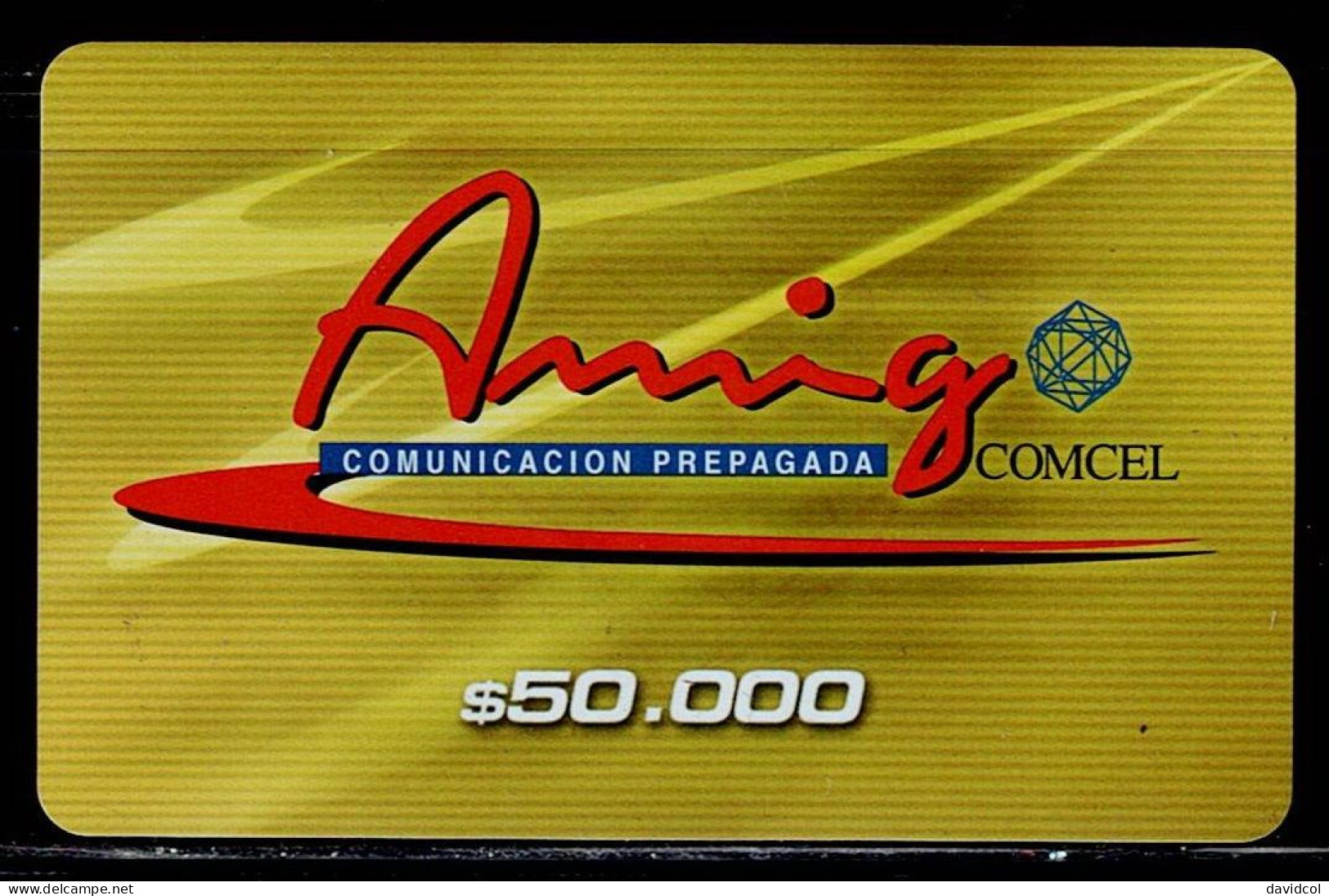 TT108-COLOMBIA PREPAID CARDS - 2006- USED - AMIGO - $ 50.000- - Colombia