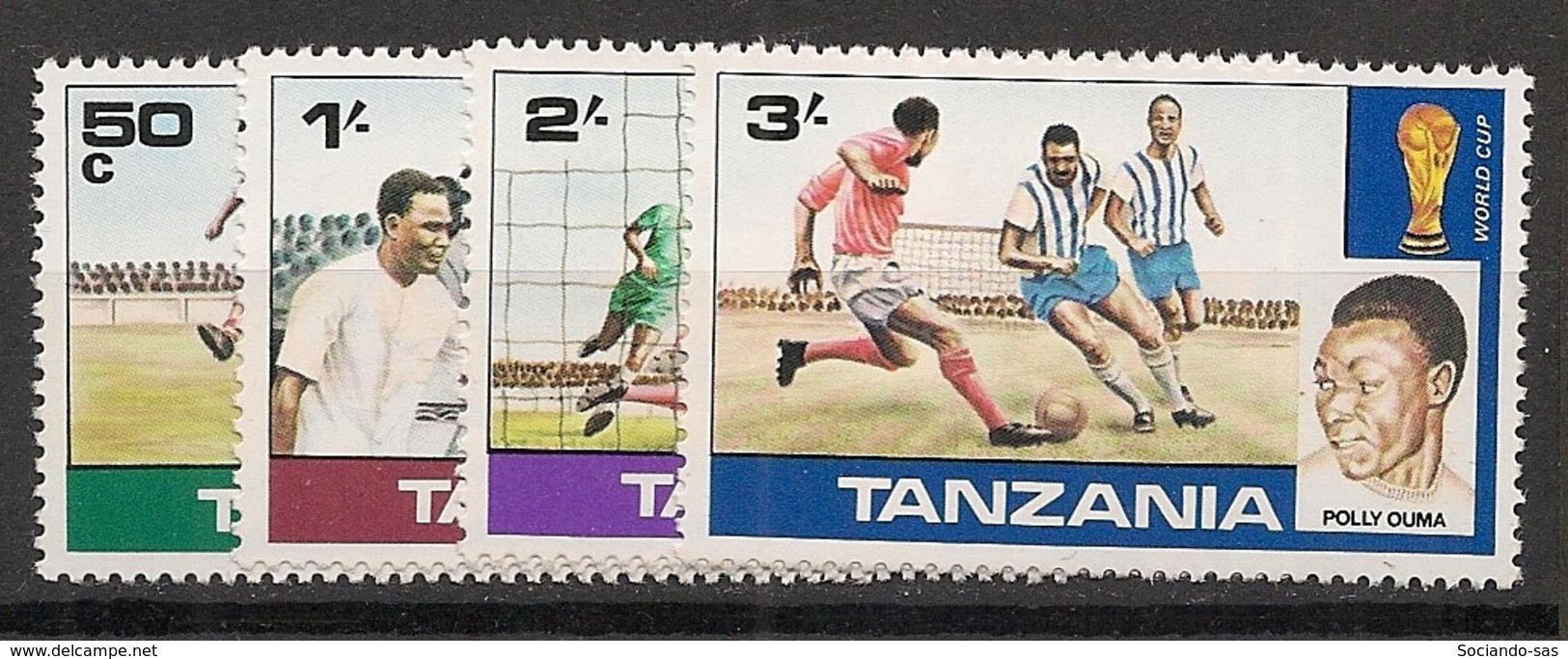 TANZANIA - 1978 - N°Mi. 95 à 98 - Football World Cup Argentina 78 - Neuf Luxe ** / MNH / Postfrisch - Tansania (1964-...)