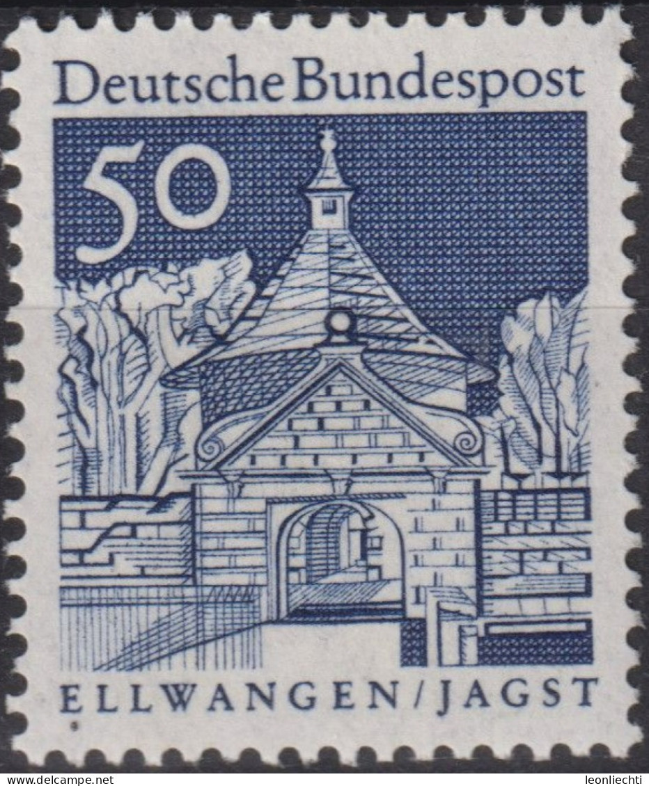 1967 Deutschland > BRD, ** Mi:DE 495, Sn:DE 943, Yt:DE 394, Ellwangen / Jagst - Chiese E Cattedrali