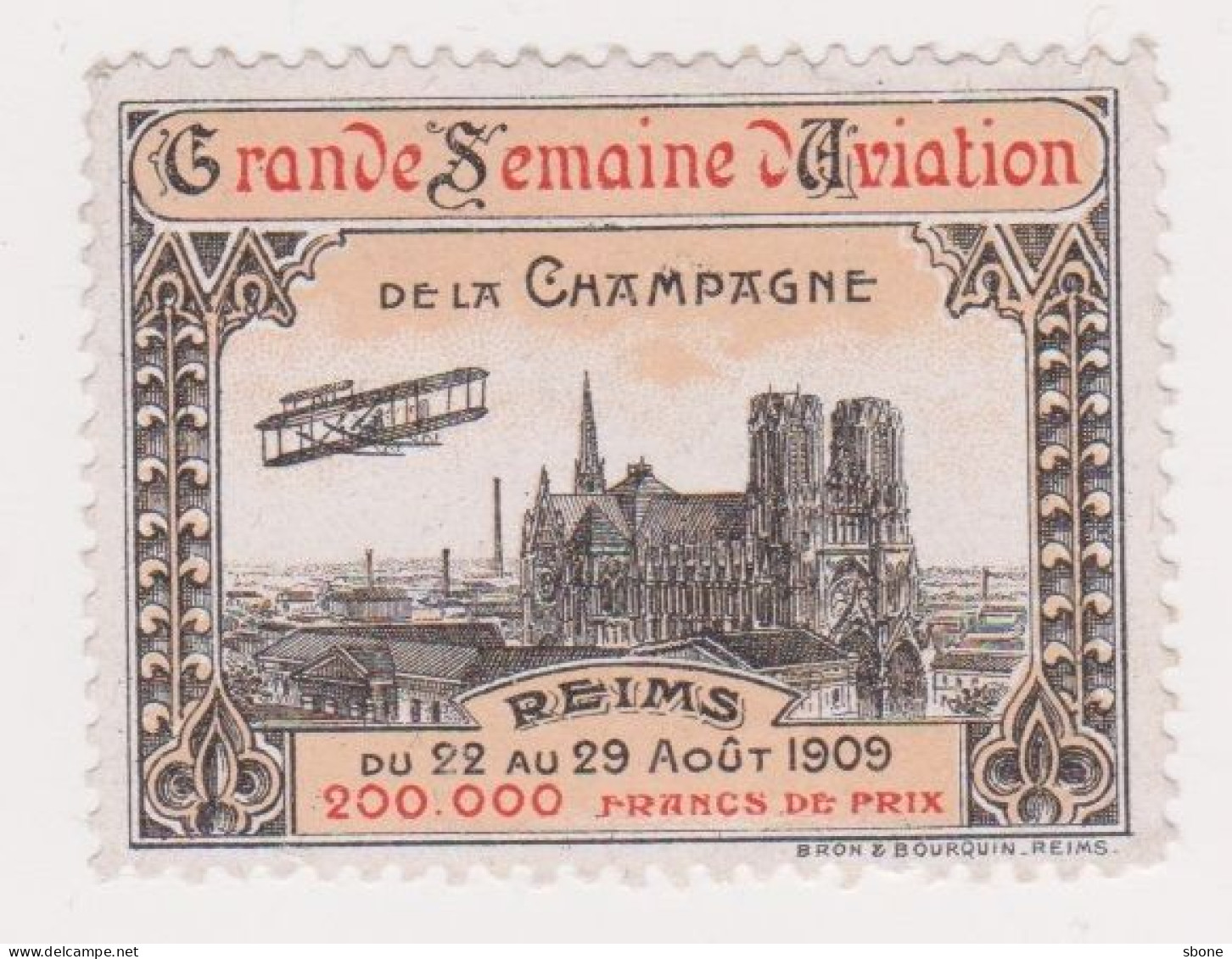 Vignette - Grande Semaine Aviation De La Champagne - Reims - 1909 - Aviación