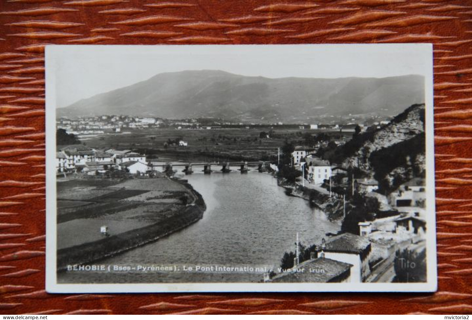 64 - BEHOBIE : Le Pont International , Vue De IRUN - Béhobie