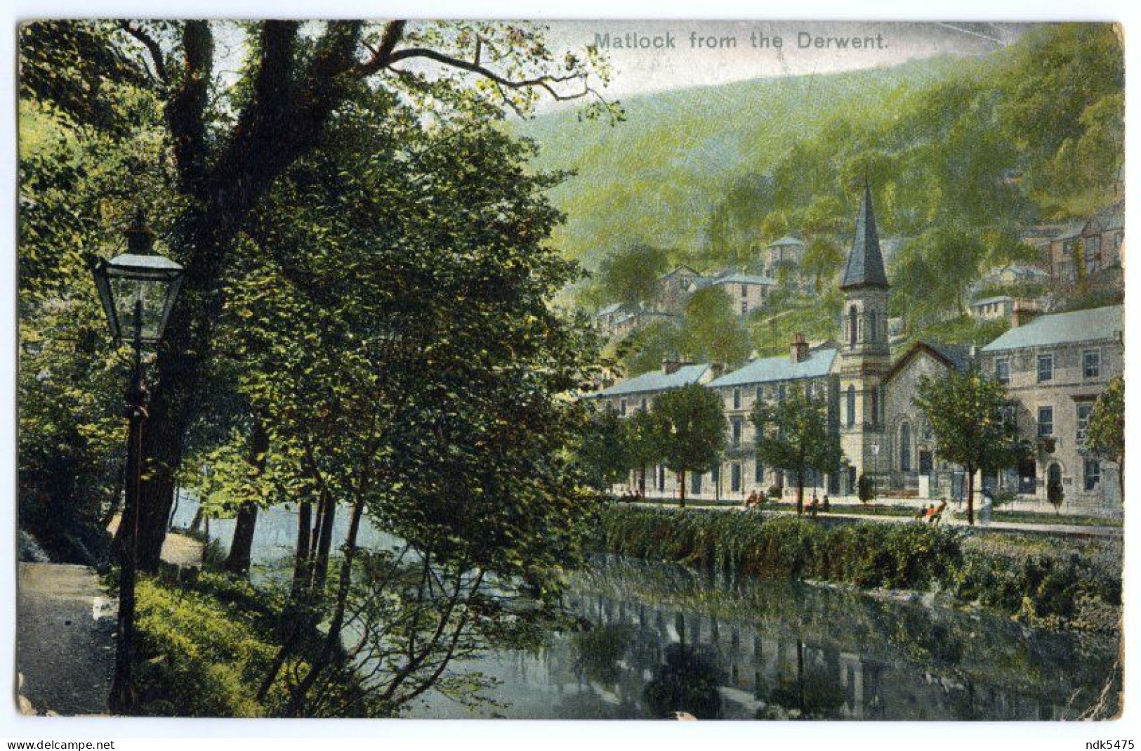 MATLOCK FROM THE DERWENT / BATH STATION OFFICE POSTMARK / LONDON, KENSAL RISE, BATHURST GARDENS (EWENS) - Derbyshire