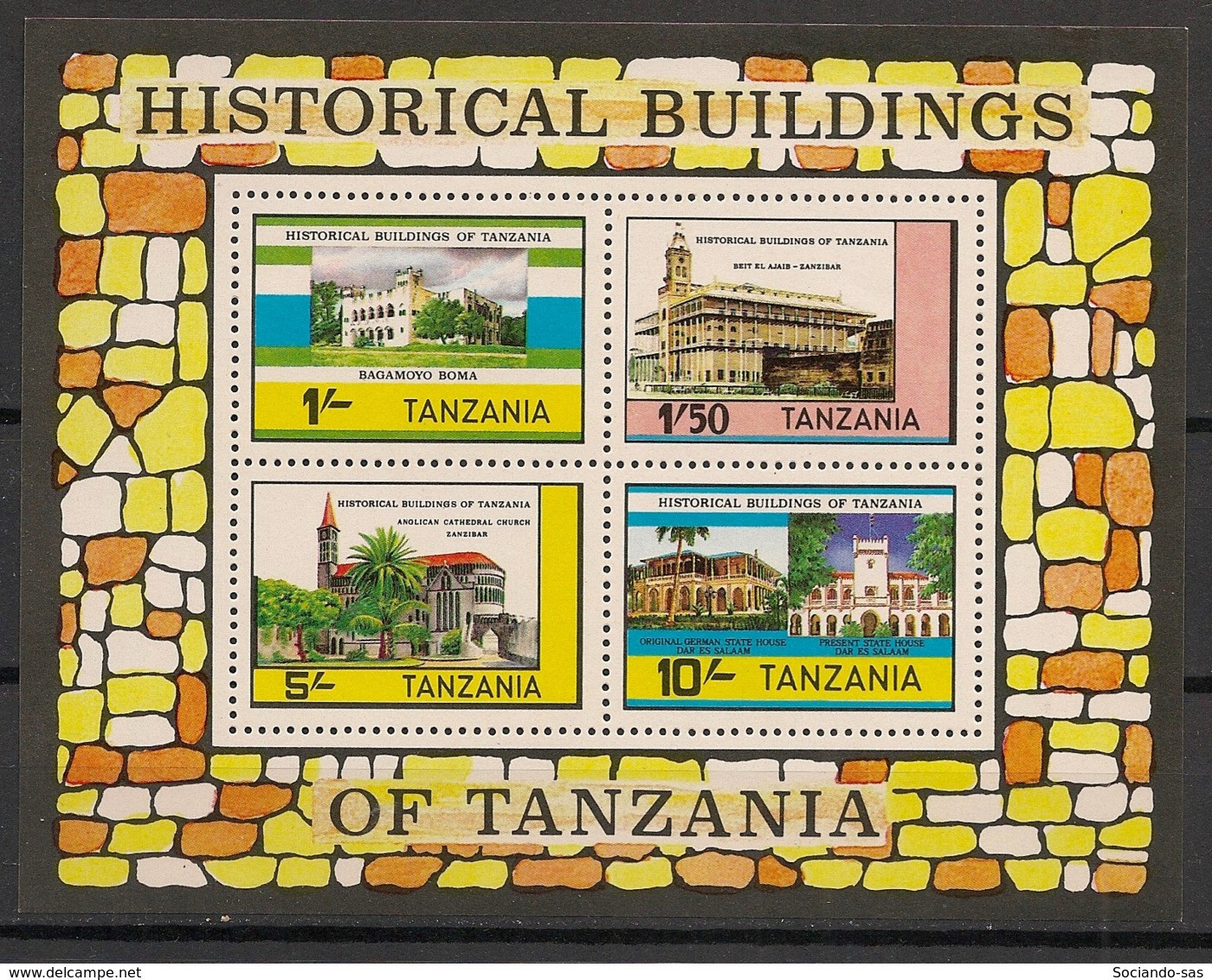 TANZANIA - 1983 - N°Mi. Bloc 35 - Batiments Historiques - Neuf Luxe ** / MNH / Postfrisch - Tanzania (1964-...)
