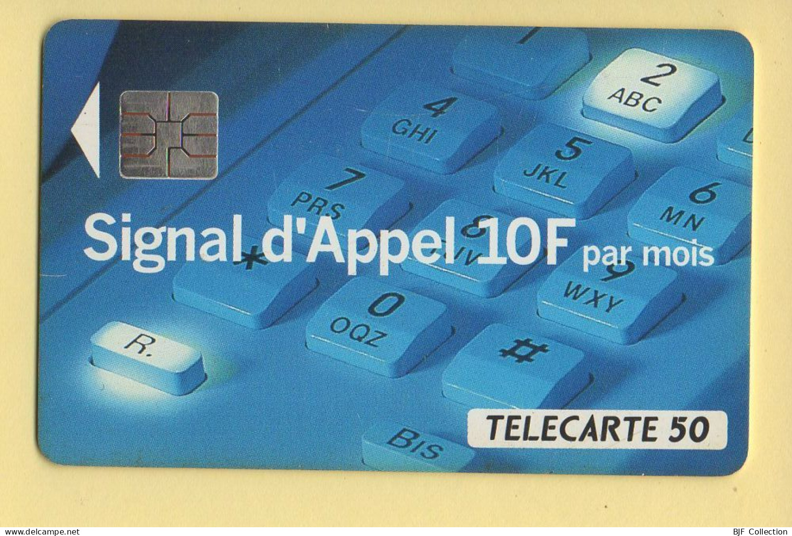 Télécarte 1993 : SIGNAL D'APPEL 10F Par Mois / 50 Unités / Numéro A 39019080 / 08-93 (voir Puce Et Numéro Au Dos) - 1993