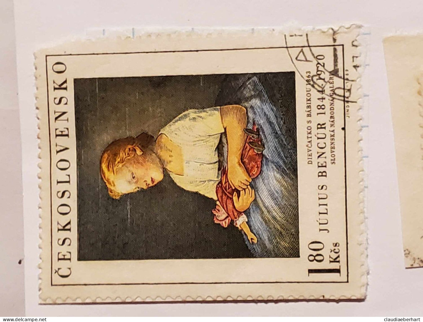 Mädchen Mit Puppe - Used Stamps