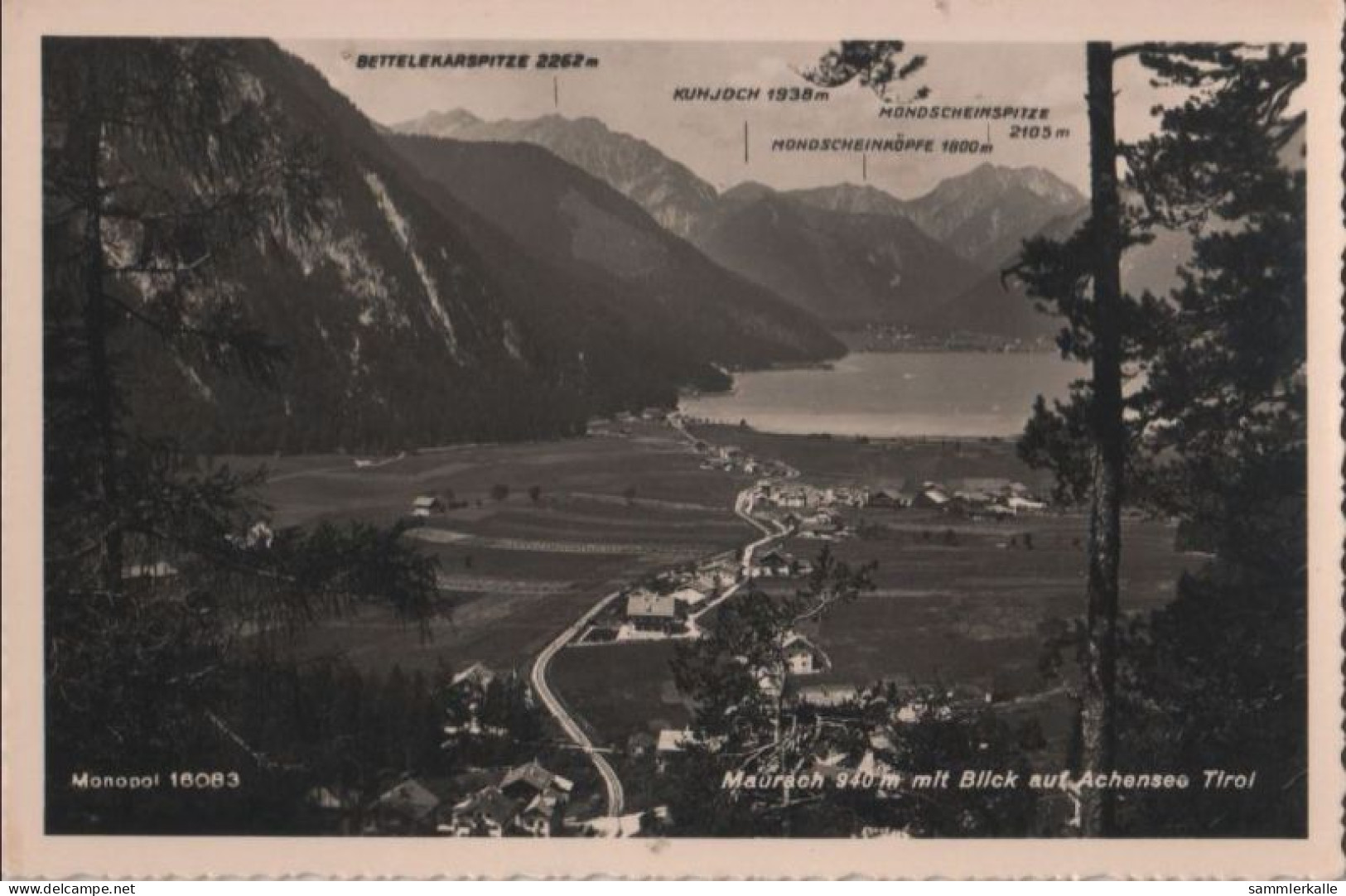 61676 - Österreich - Maurach - Mit Blick Auf Achensee - Ca. 1955 - Schwaz