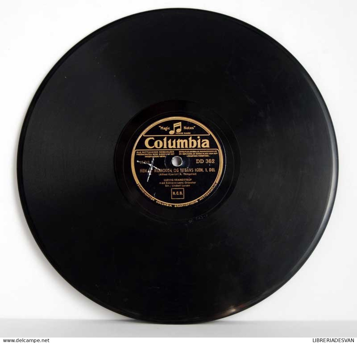 Ludvig Brandstrup - Hen Te Komoden Og Tebavs. Disco De Pizarra - 78 Rpm - Gramophone Records