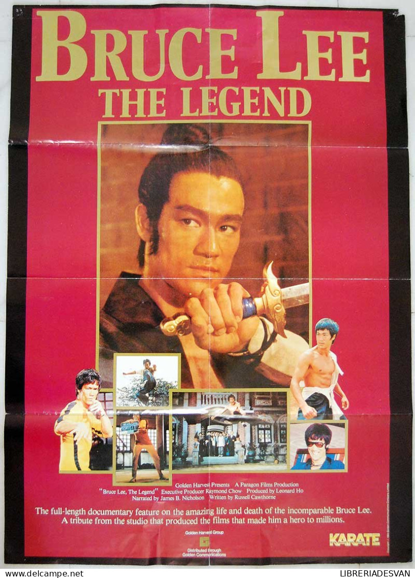 Póster Doble De Bruce Lee The Legend De La Revista Karate 79 X 57cm. - Other & Unclassified