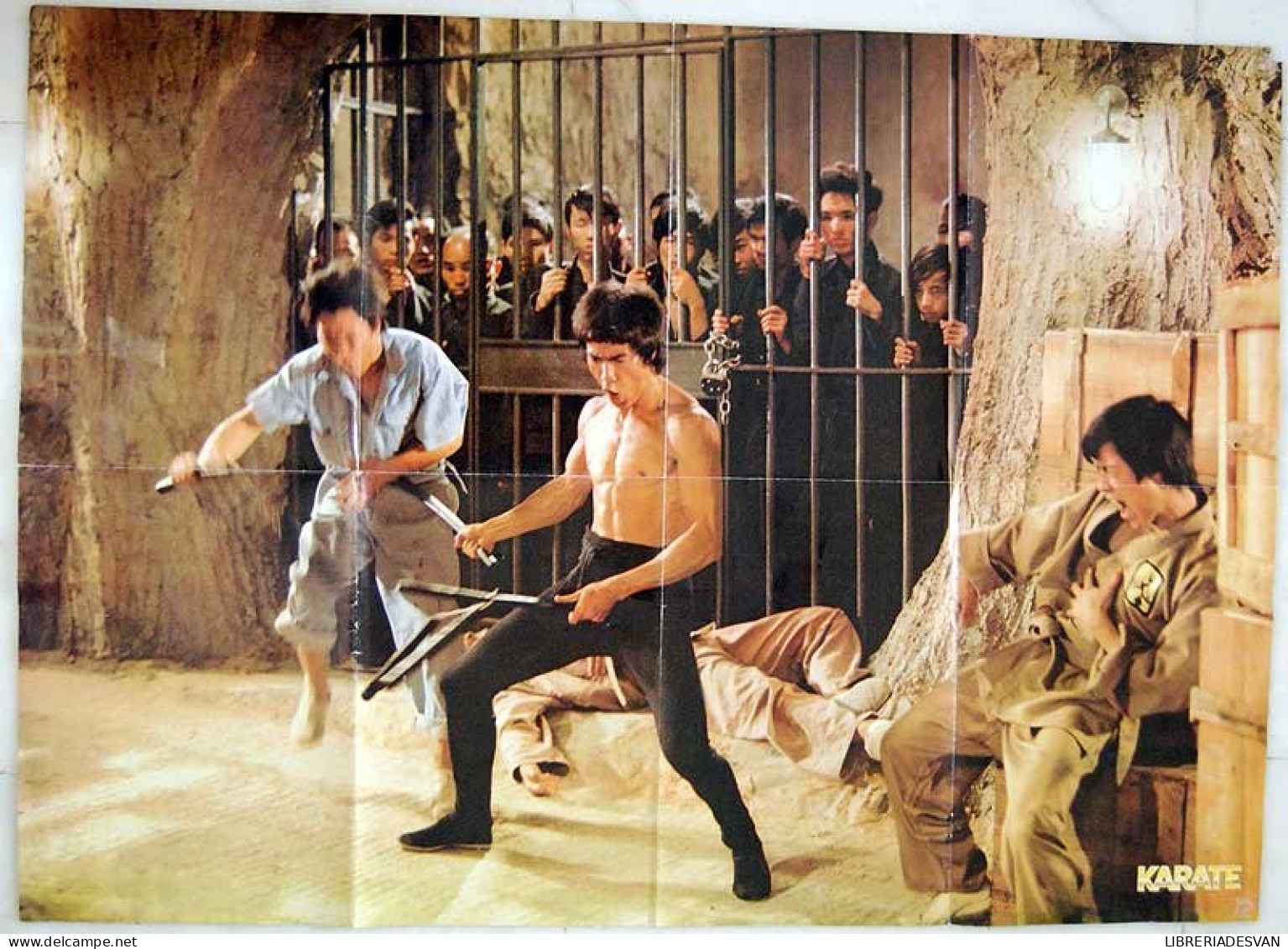 Póster Doble De Bruce Lee The Legend De La Revista Karate 79 X 57cm. - Sonstige & Ohne Zuordnung
