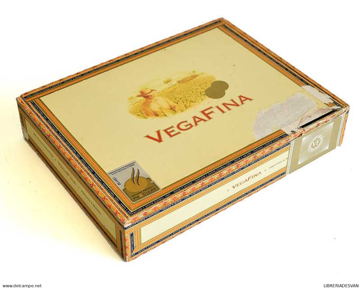 Caja De Puros Vacía 25 Prominentes Vegafina - Autres & Non Classés