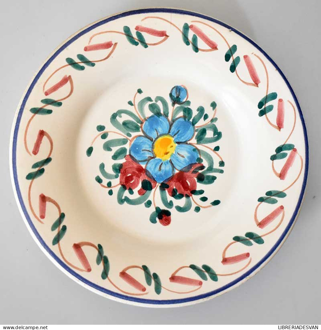 Plato De Cerámica Decorado A Mano Y Fabricado En España. 11 Cm - Andere & Zonder Classificatie