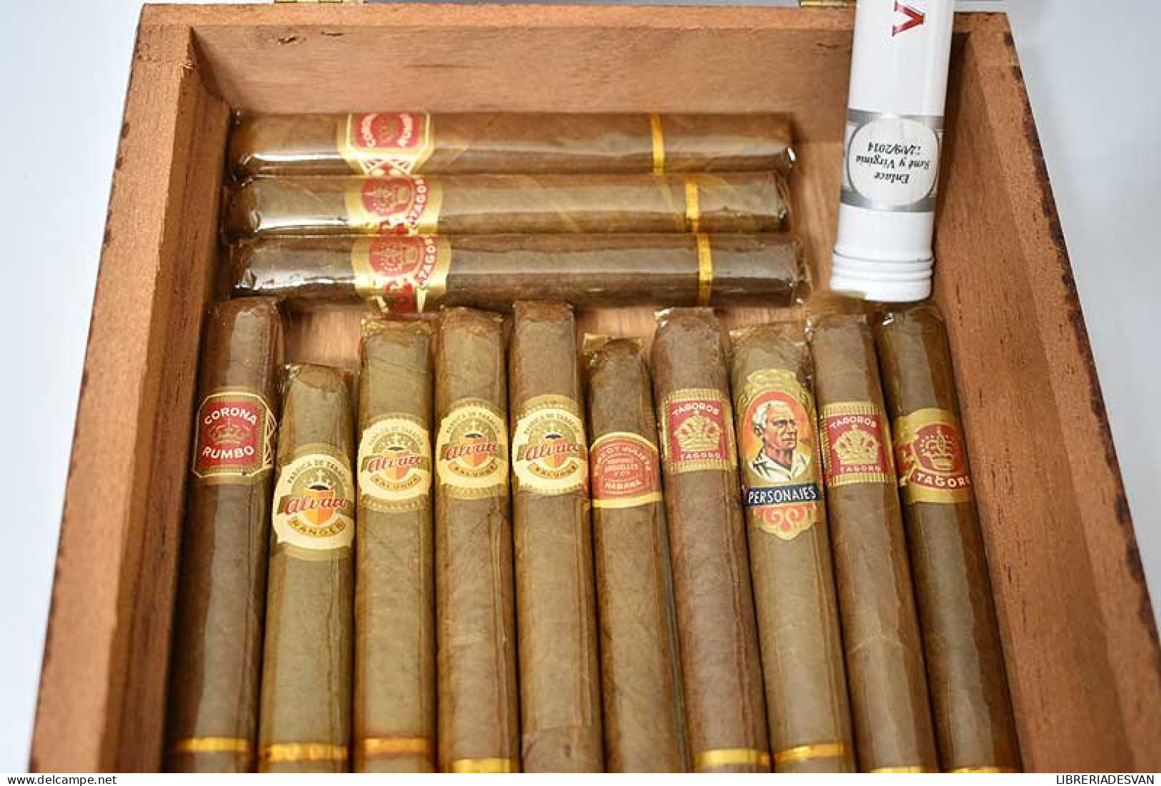 Caja De Puros Compañía De Tabacos Meridionales + 14 Puros Variados - Altri & Non Classificati