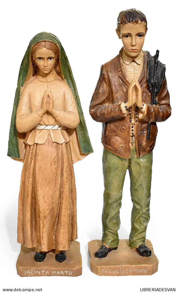 Figuras De Jacinta Marto Y Francisco Marto (Apariciones De Fátima) - Otros & Sin Clasificación