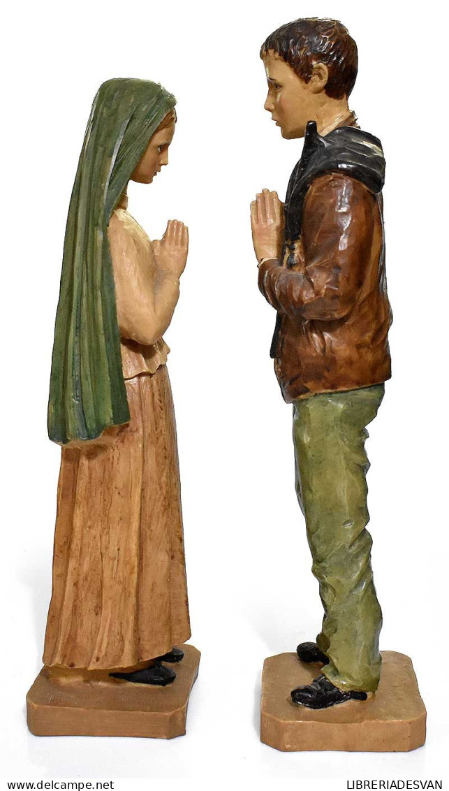 Figuras De Jacinta Marto Y Francisco Marto (Apariciones De Fátima) - Otros & Sin Clasificación