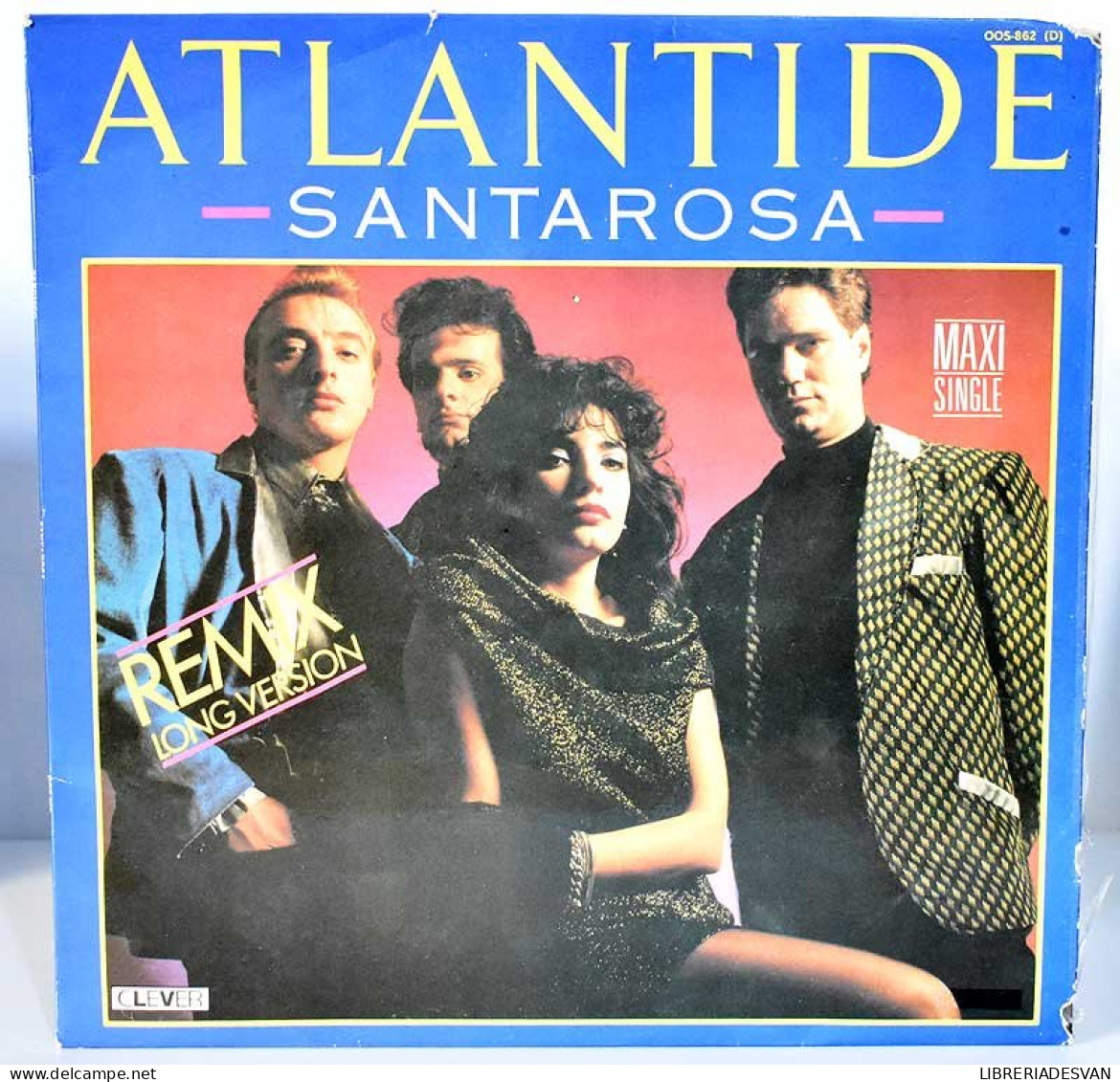 Santarosa - Atlantide (Remix Long Version). Maxi Single - 45 T - Maxi-Single