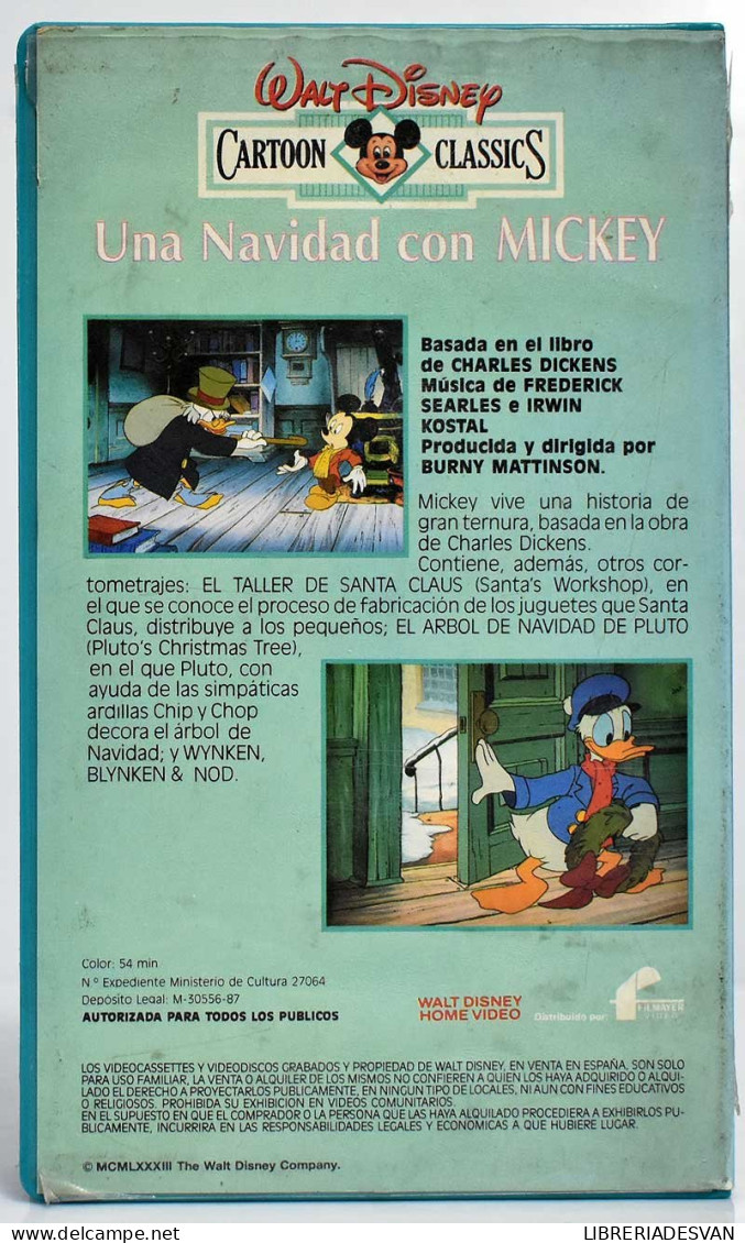 Una Navidad Con Mickey. Cartoon Classics. Beta - Otros