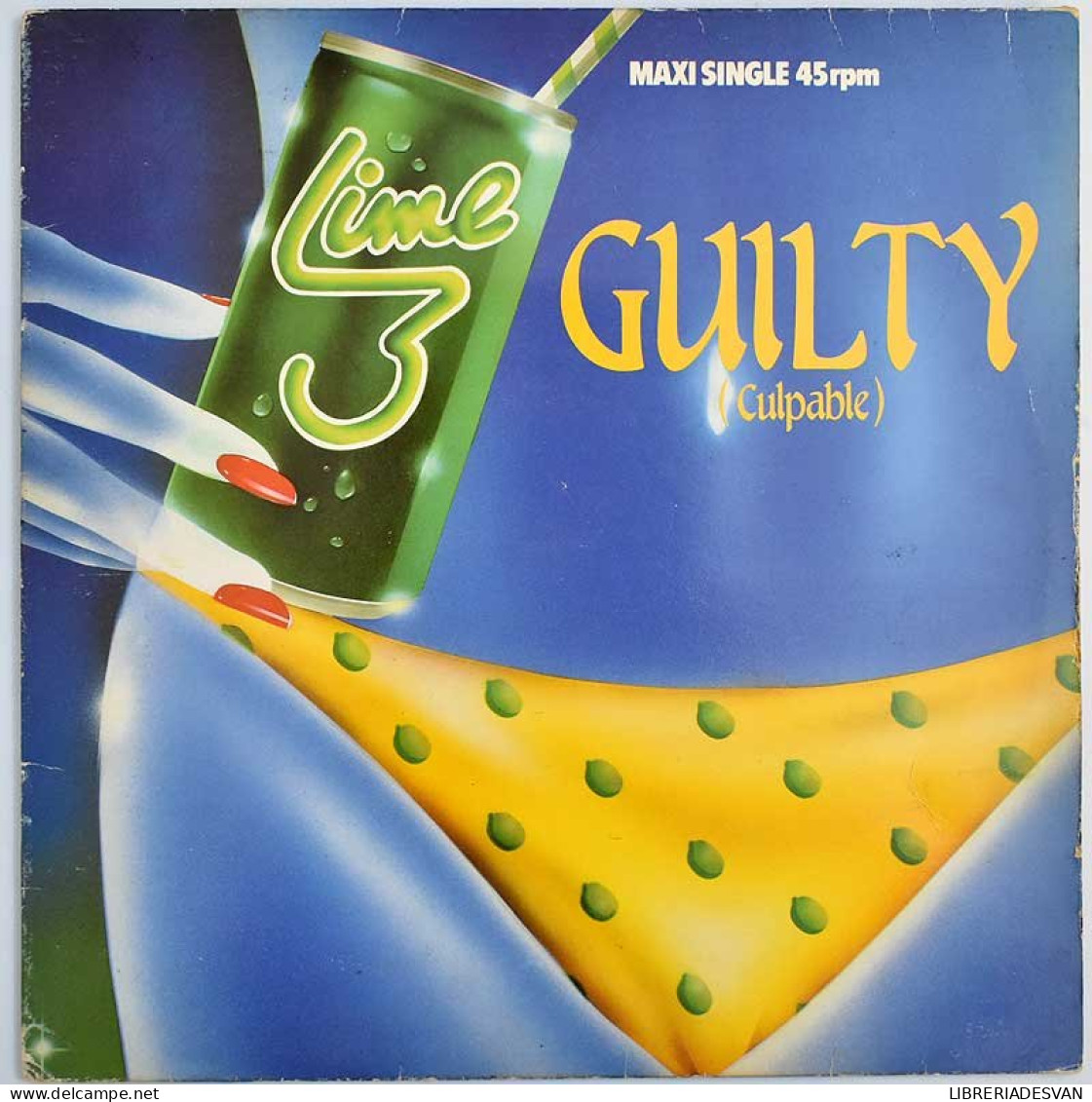Lime - Guilty (Culpable). Maxi Single - 45 Rpm - Maxi-Single
