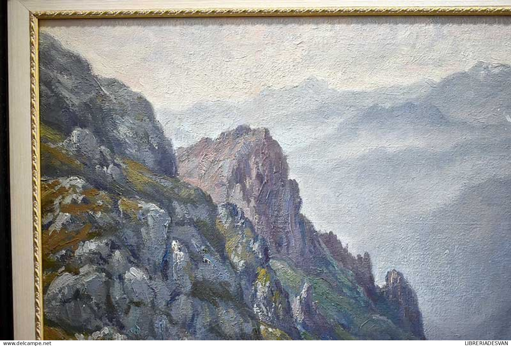 Paisaje De Montaña. Oleo Sobre Tabla De Andrés Cerezo Mena - Arte Contemporáneo