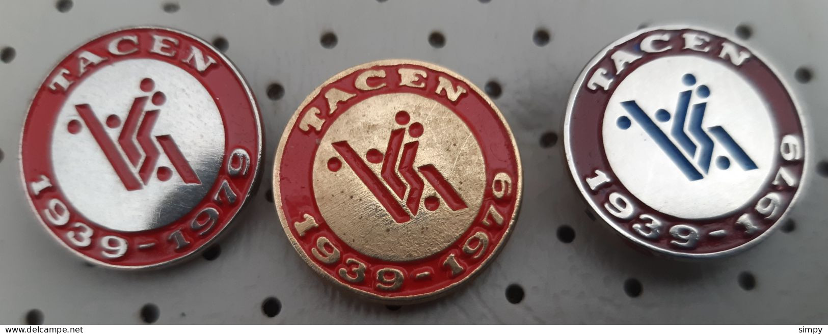 Rowing  Kayak Canue Club TACEN Ljubljana 1939/1979 Slovenia Red Pins - Roeisport