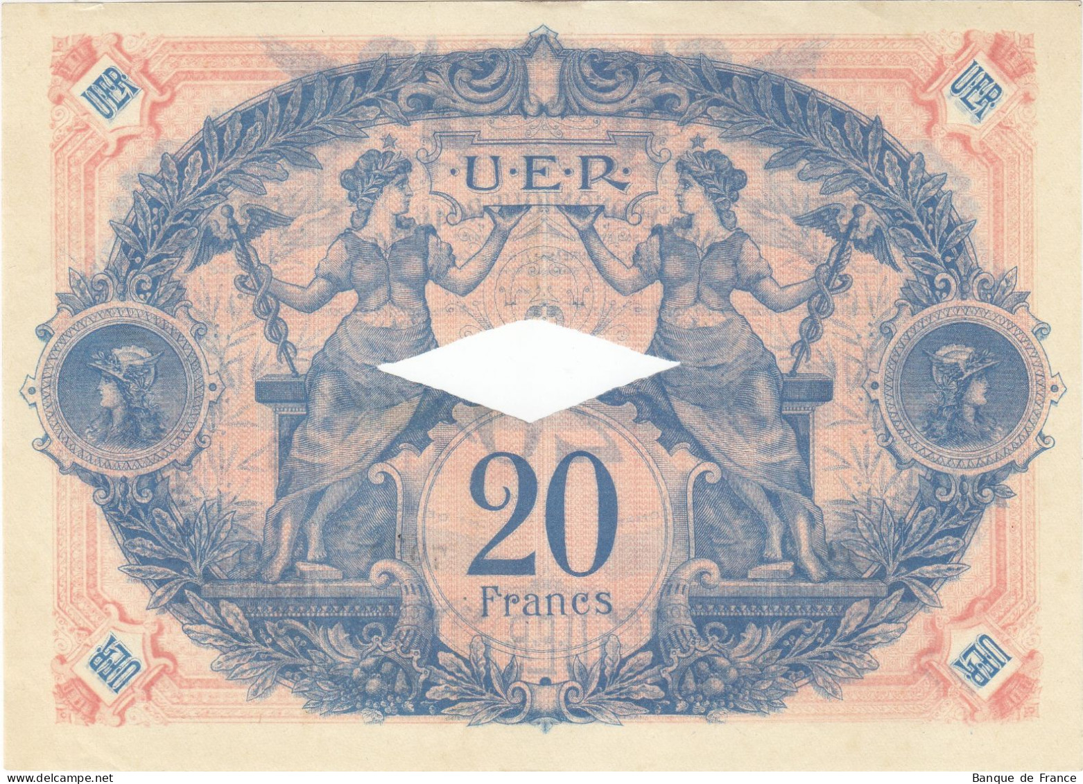 20 F "Annulé" Union économique Roannaise 1929 Type C NEUF - Notgeld