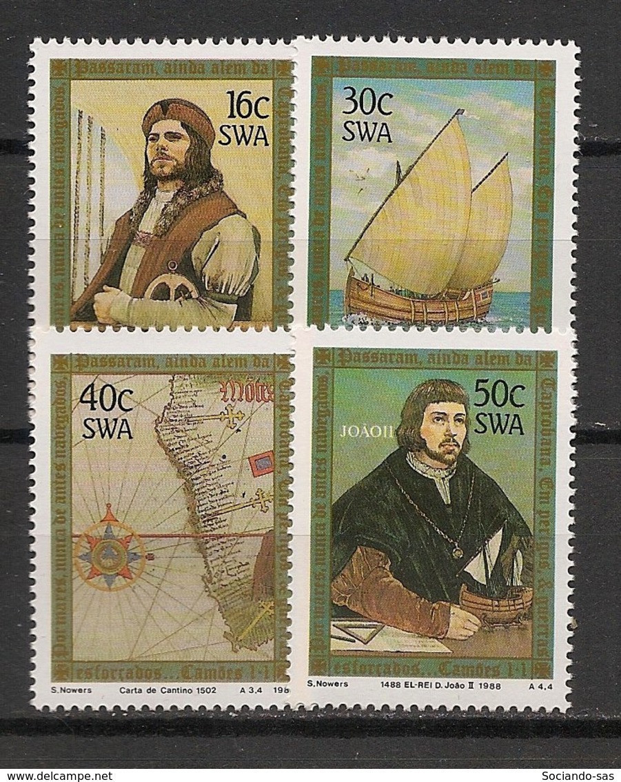 SWA / South West Africa - 1988 -  N°YT. 574 à 577 - Bartolomeo Dias - Neuf Luxe ** / MNH / Postfrisch - Namibie (1990- ...)