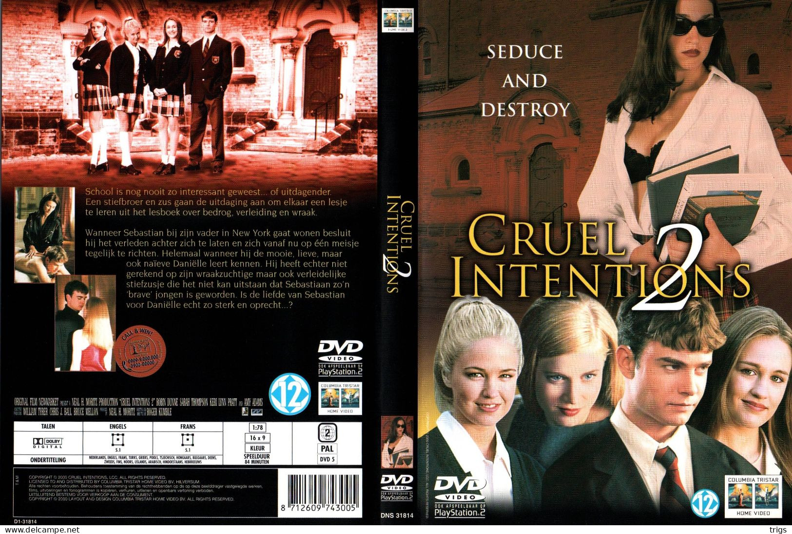 DVD - Cruel Intentions 2 - Dramma