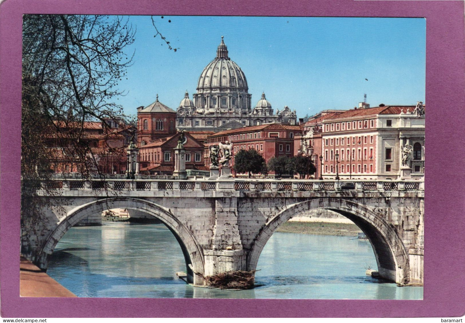 ROMA  Cupola Di S. Pietro E Ponte Elio Dal Dai Lungotevere - San Pietro