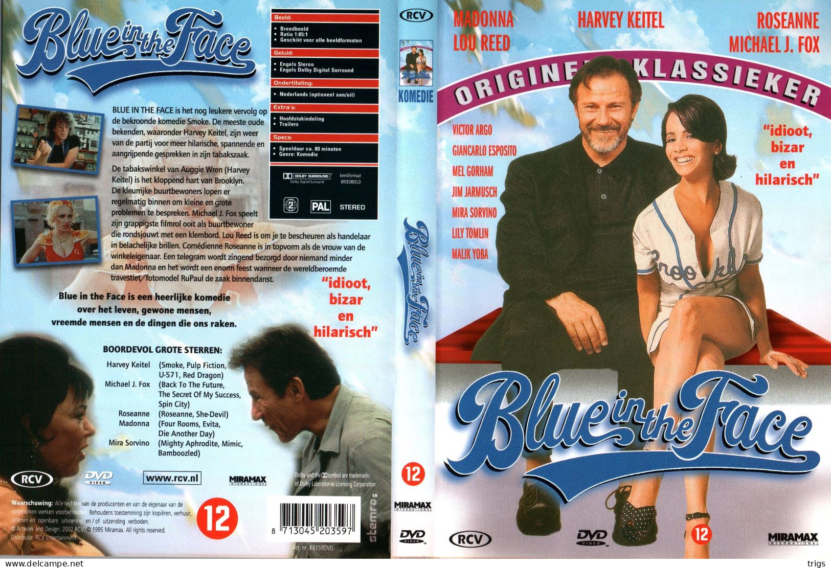 DVD - Blue In The Face - Comédie