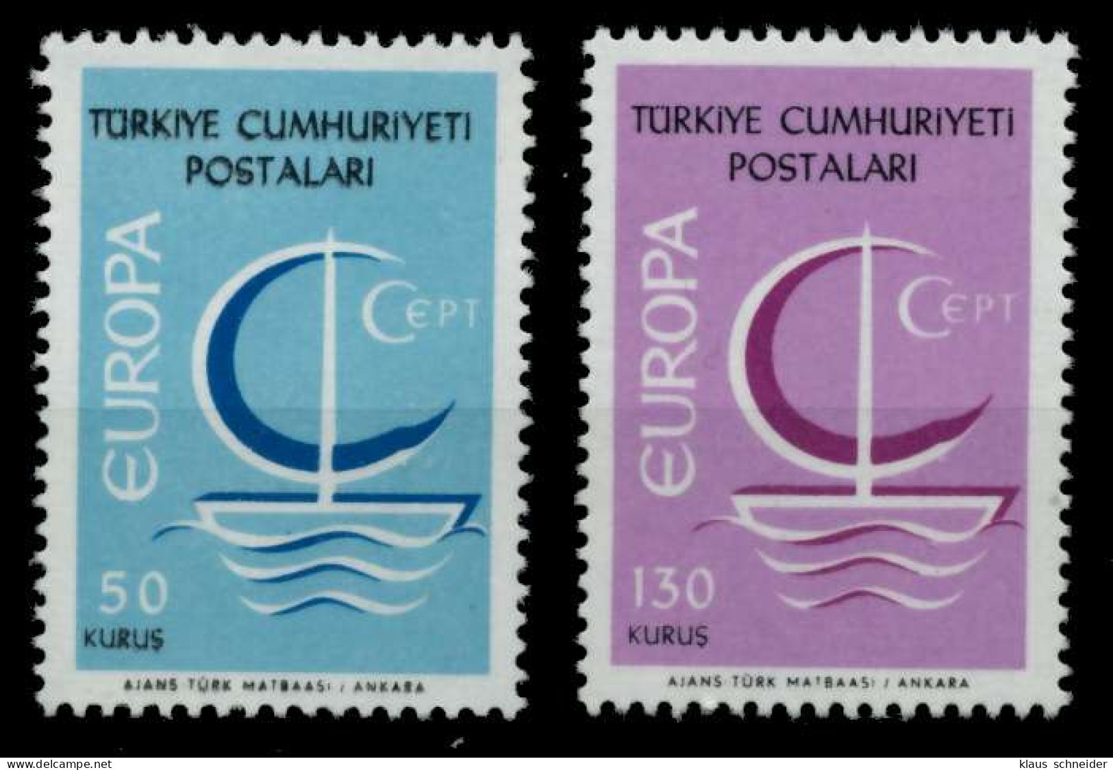 TÜRKEI 1966 Nr 2018-2019 Postfrisch X9554E6 - Unused Stamps
