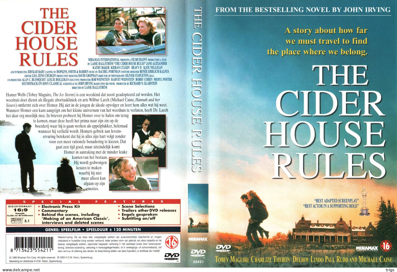 DVD - The Cider House Rules - Drama