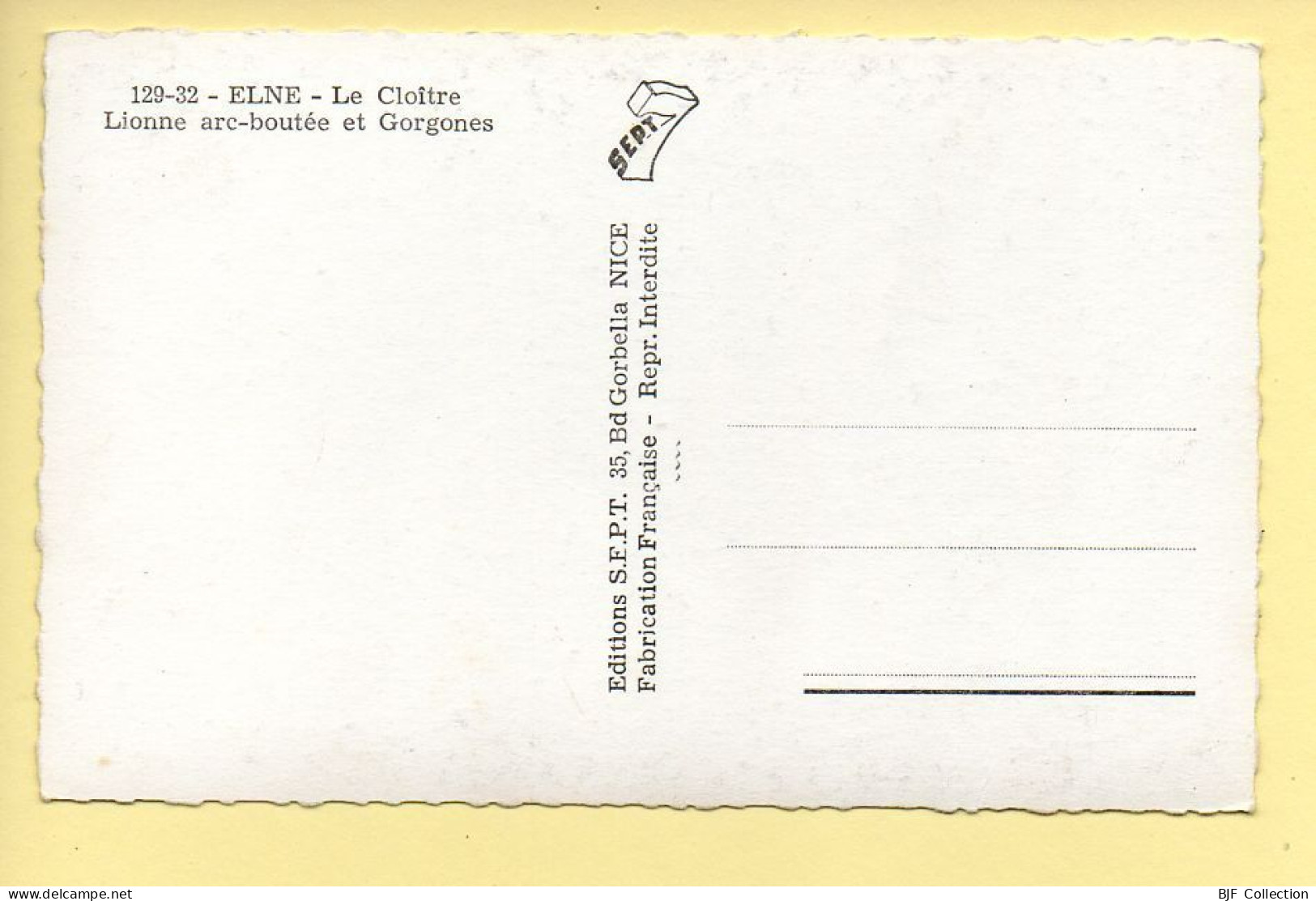 66. ELNE – Le Cloître / Lionne Arc-boutée Et Gorgones / CPSM (voir Scan Recto/verso) - Elne